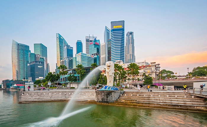 Tour du lịch Singapore Merlion Park