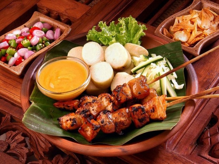 Tour du lịch Singapore Thịt xiên nướng Satay